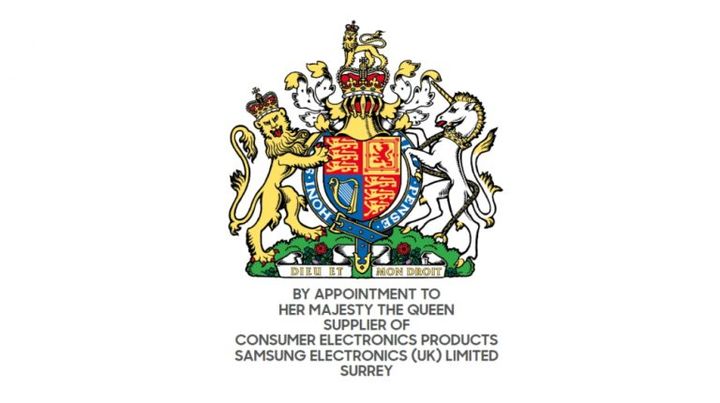 Samsung Electronics Honored With Renewal of The Royal Warrant